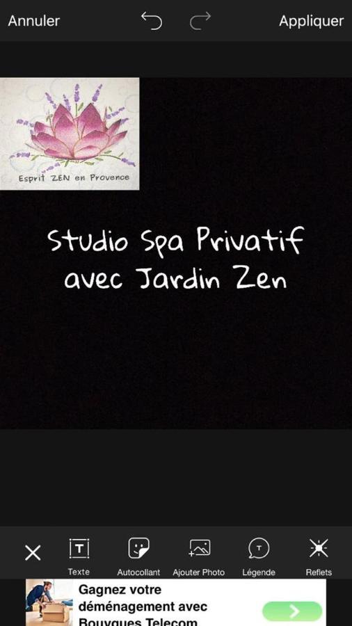 Esprit Zen En Provence Studio Spa Privatif Cheval-Blanc Esterno foto